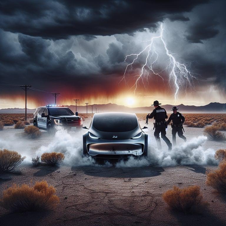 Banner for Tesla Arson Suspect Apprehended in New Mexico - A Shocking Turn of Events!
