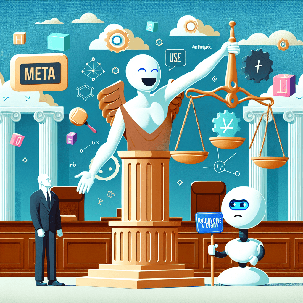 Meta and Anthropic's Courtroom Triumphs: Fair Use Wins Round One in AI Training Battle!