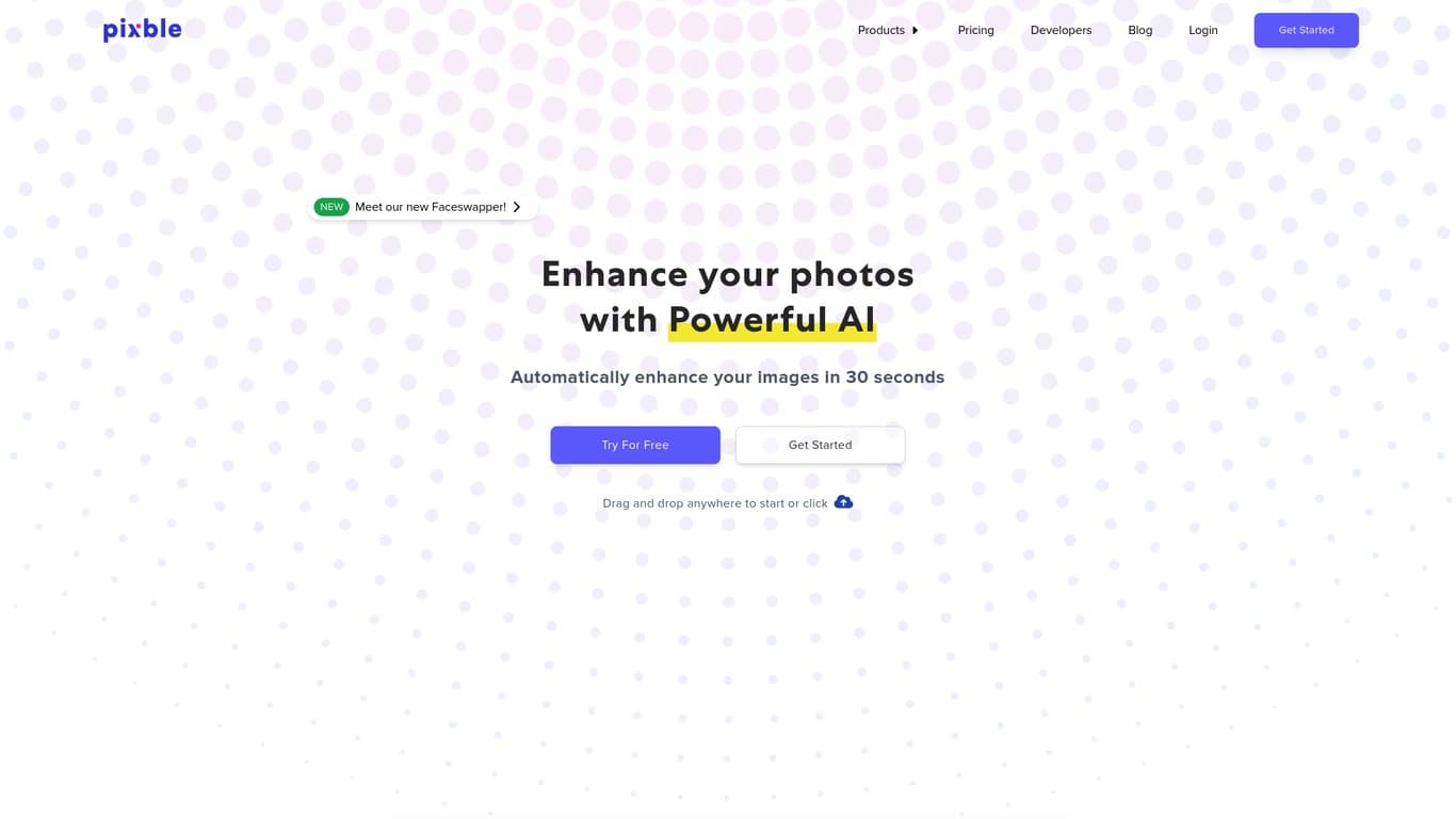 Pixble screenshot