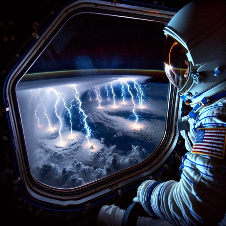 Banner for NASA Astronaut Captures Stunning Upward Lightning Phenomenon from Space!