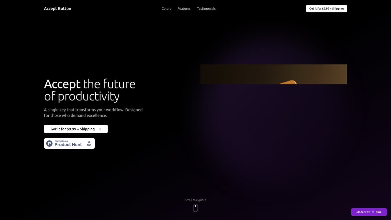 Accept Button screenshot