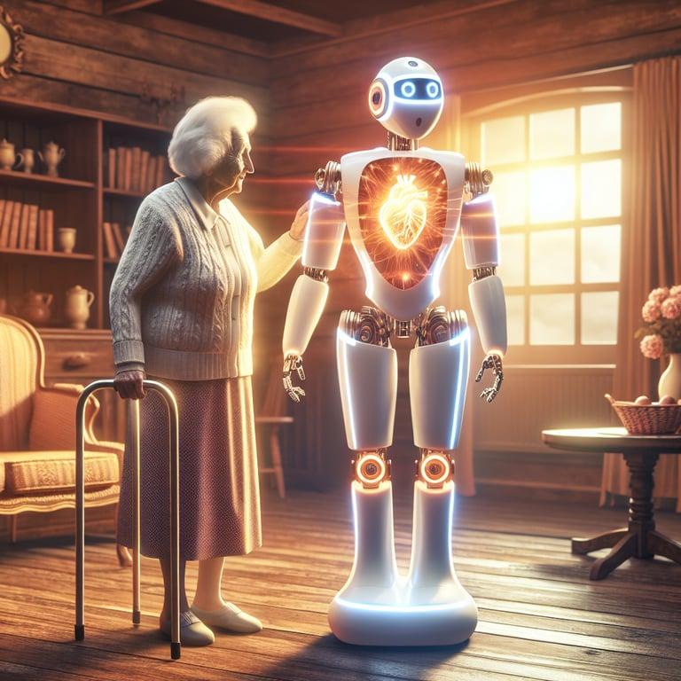 Banner for AI to Revolutionize Elderly Care in the UK: Balancing Tech and Compassion