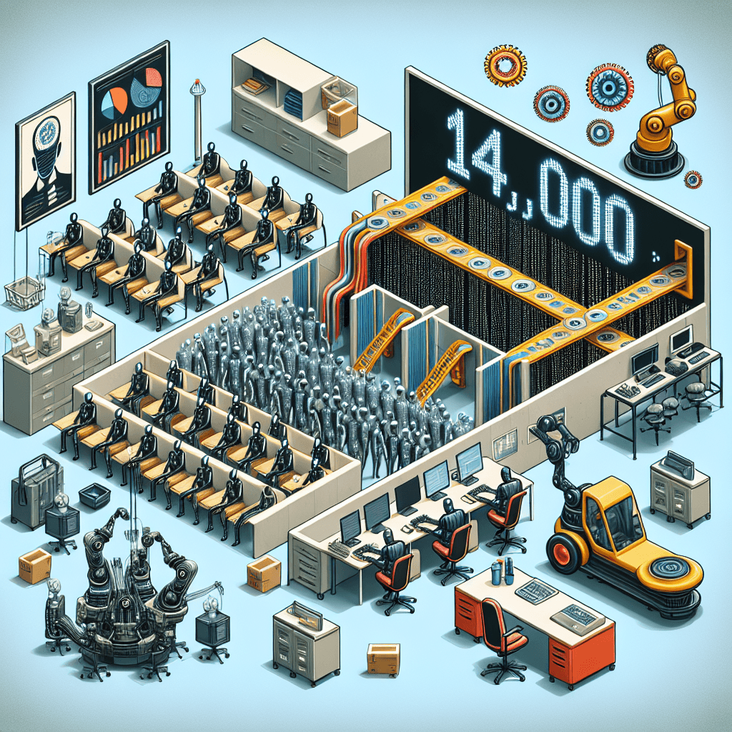 Amazon Links 14,000 Job Cuts to AI Advances: Streamlining Through Automation