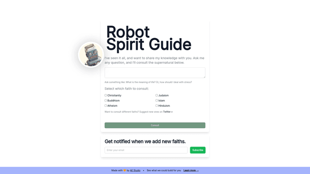 Thumbnail image for Robot Spirit Guide