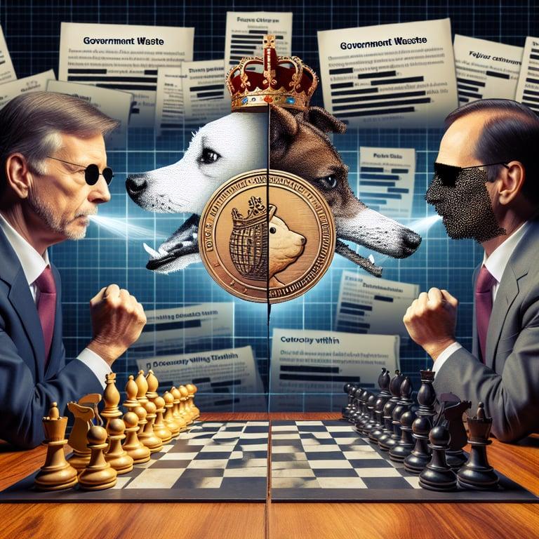 Banner for Steve Bannon Challenges Elon Musk for Transparency on Government Waste Revealing Controversies within DOGE