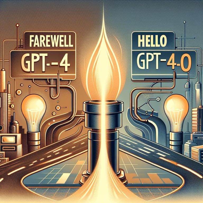 Banner for Farewell GPT-4: OpenAI's Leap to GPT-4o Ushers in a New AI Era!