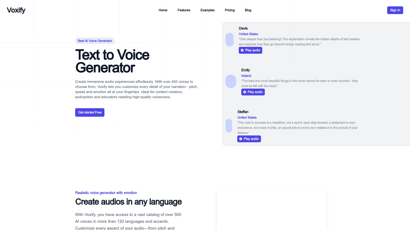 Voxify screenshot