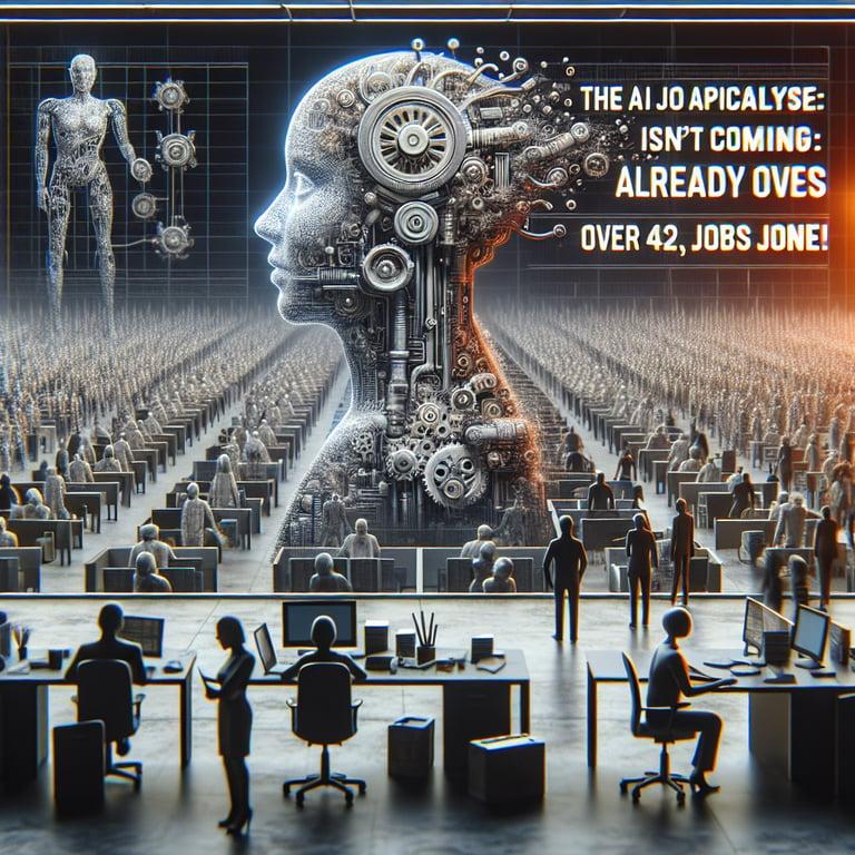 Banner for The AI Job Apocalypse Isn't Coming: It's Already Here, Over 432,000 Jobs Gone!