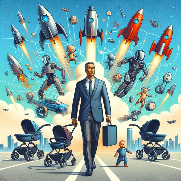 Banner for Elon Musk 'Steps Back' from Parenting: The Onion's Satirical Scoop