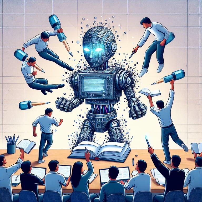 Banner for Book Brawl: British Authors Fight Back Against Meta in AI Training Scandal