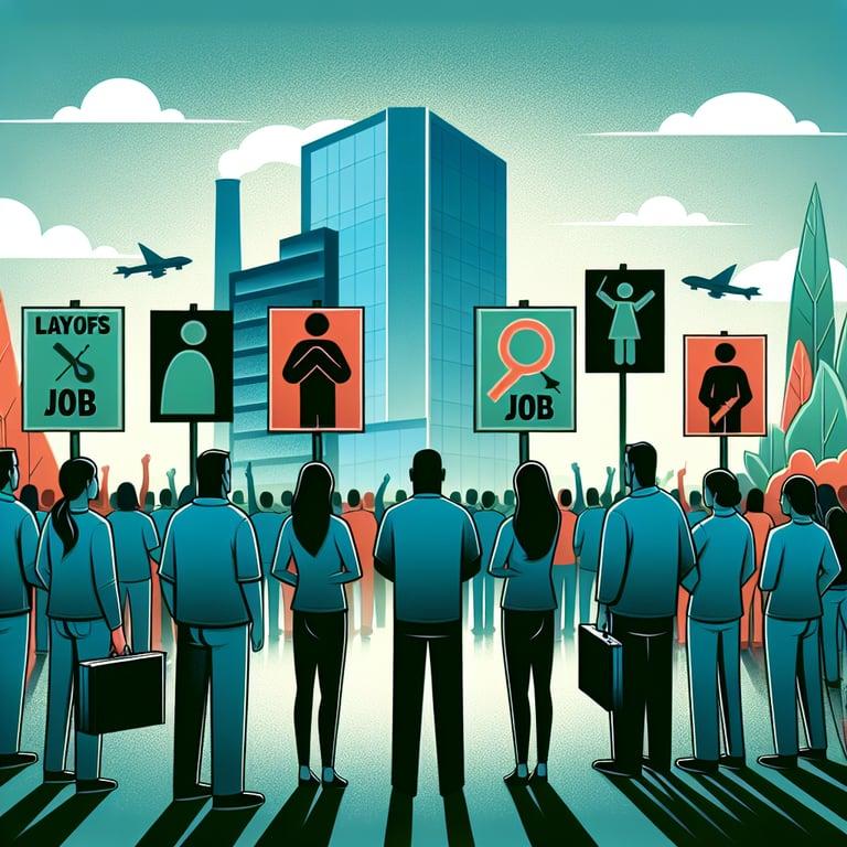 Banner for Google Employees Demand Job Security Amid Unexplained Layoffs
