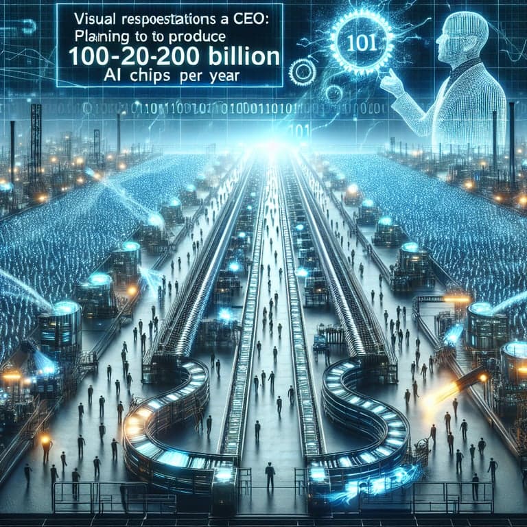 Banner for Elon Musk's Mega Ambitions: Tesla Plans 100-200 Billion AI Chips Per Year!
