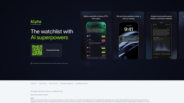Thumbnail image for Alpha: AI for Investors