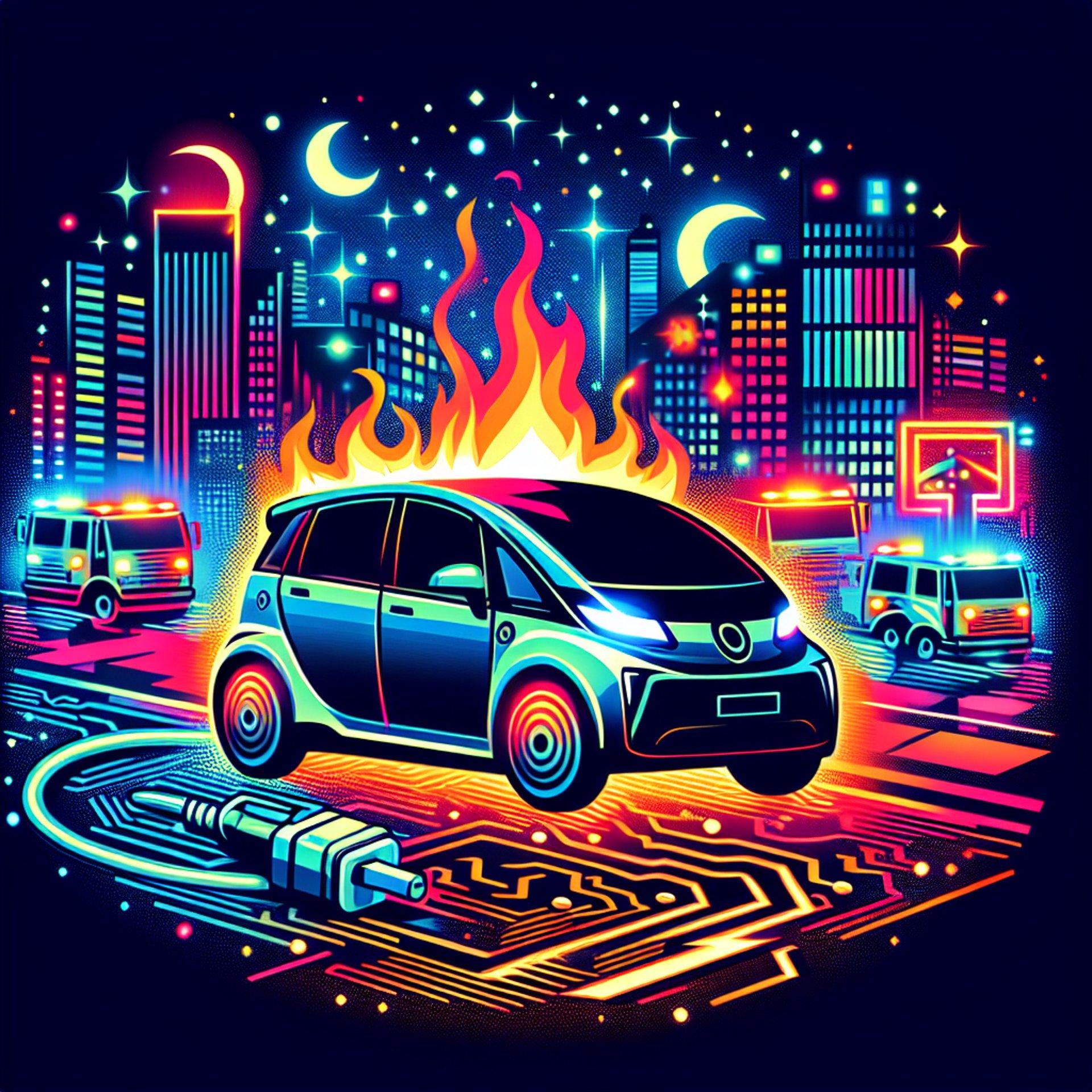 Banner for Tesla Under Siege: Arson Attack in Las Vegas Sparks FBI Terror Probe
