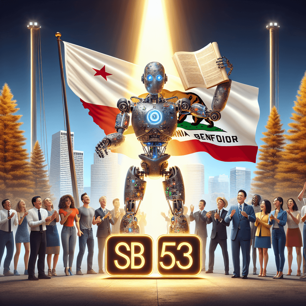 California Leads with New AI Transparency Law: SB 53 Passed!
