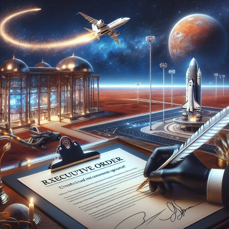 Banner for Trump's Executive Order Shoots for the Stars: Deregulating U.S. Commercial Space Travel