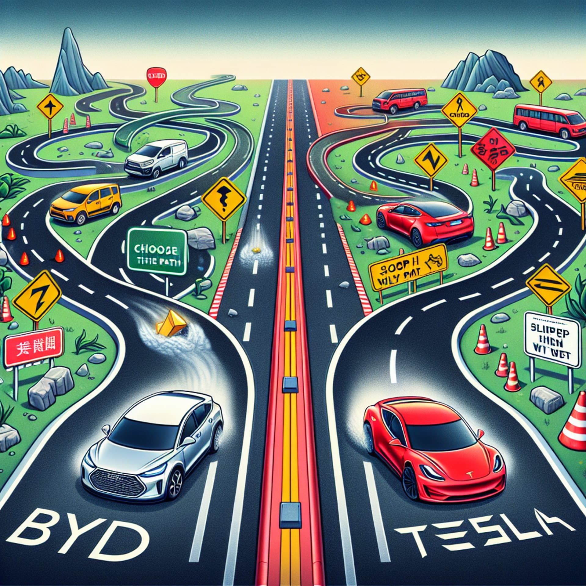 Banner for BYD vs. Tesla: Diverging Challenges in the Fast Lane of the EV Market