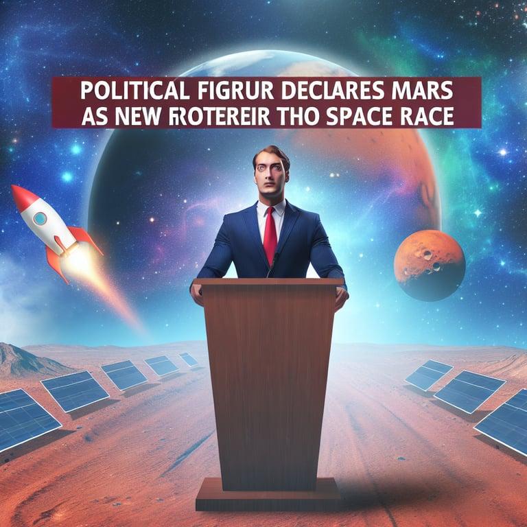 Banner for Trump Declares Mars the New Frontier in Space Race!