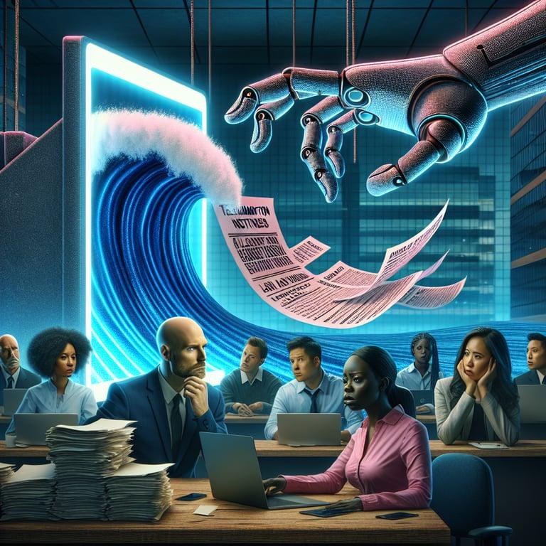 Banner for AI Anxiety: Workers Fear Job Loss Amid Layoff Waves