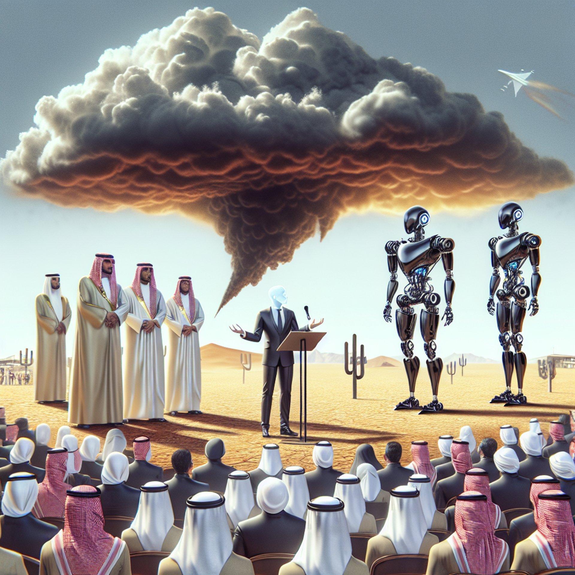 Banner for Elon Musk Introduces Optimus Robots to Saudi Arabia Amid Controversy