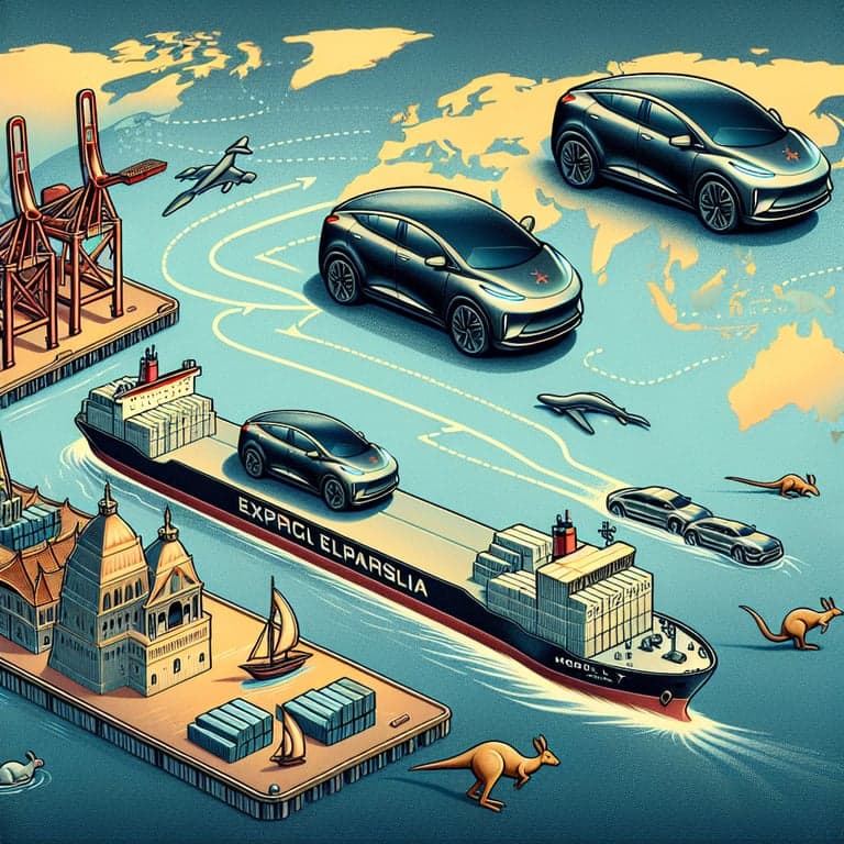 Tesla Ships New Model Y from Shanghai to Australia: A First for International Exports