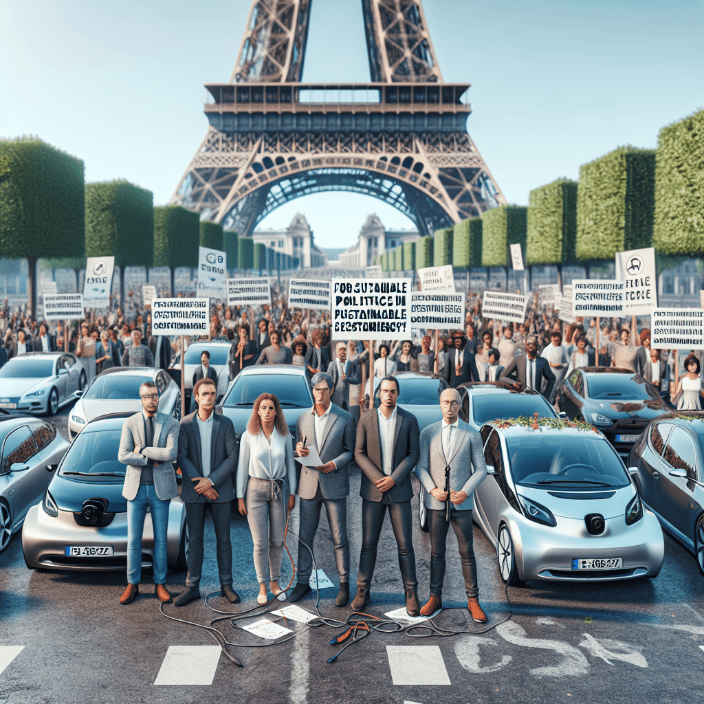 Banner for French Tesla Owners Take a Stand Against Elon Musk's Politics