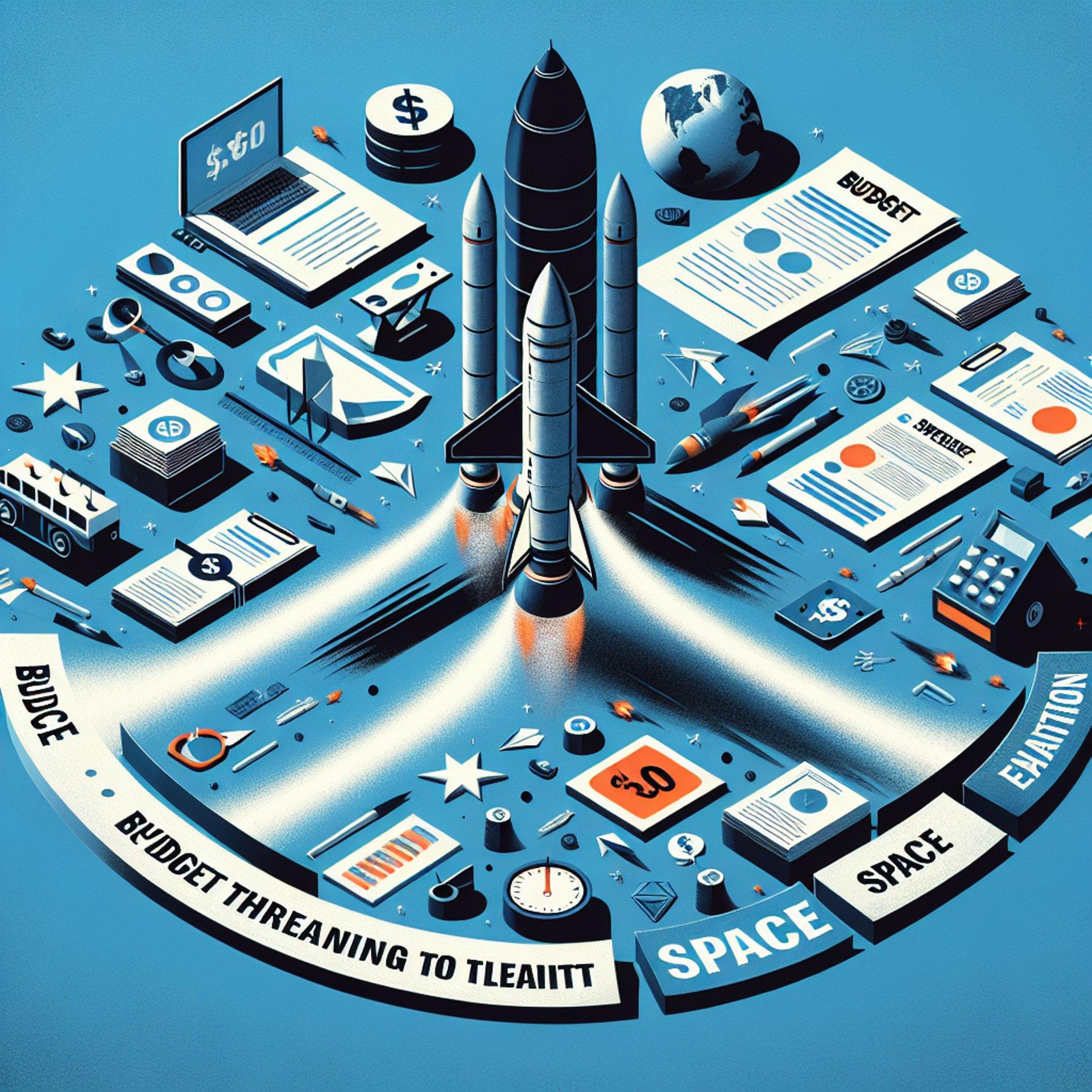 Banner for Trump Budget Cuts Threaten to Ground 50 NASA Missions!