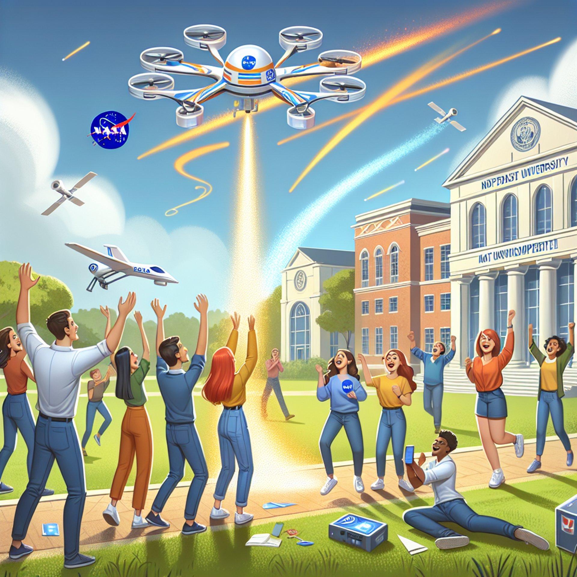 Banner for SDSU Students Skyrocket to Victory in NASA Competition with Cutting-Edge Drone Technology