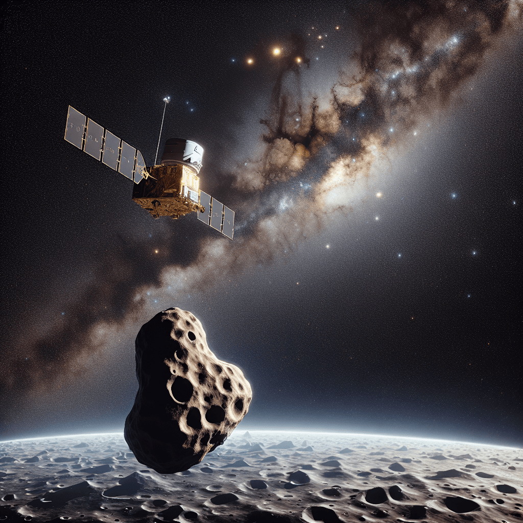 Banner for NASA's Lucy Spacecraft Reveals Bizarre 'Peanut' Asteroid Donaldjohanson!