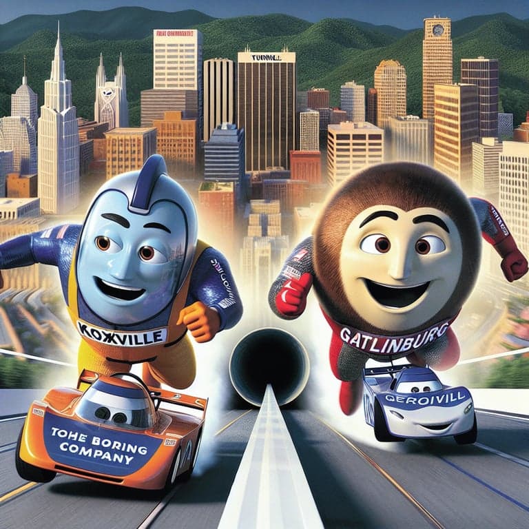 Banner for Knoxville and Gatlinburg Race Ahead as Boring Company Tunnel Finalists