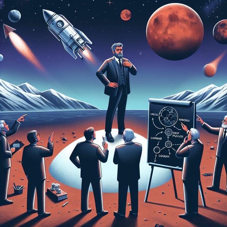 Banner for Congress Alarmed by Elon Musk's Bold Mars Vision, Critics Call Moon a 'Necessary Step'