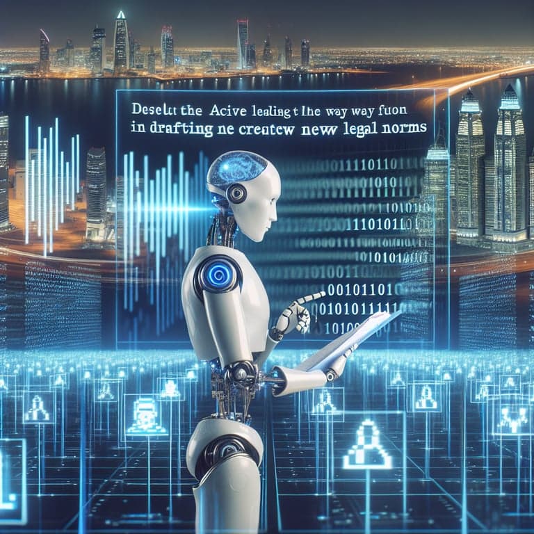 UAE Leads the Charge: AI to Draft New Legal Norms