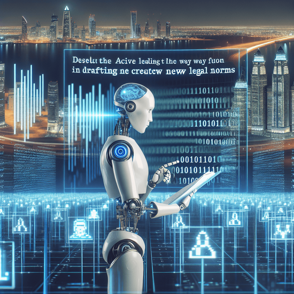 Banner for UAE Leads the Charge: AI to Draft New Legal Norms