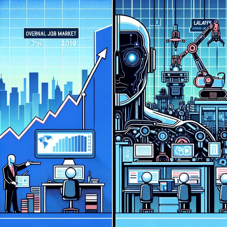 Banner for US Layoffs Drop in February, Yet Tech Sector Sees Rise in Job Cuts Amid AI Advancements
