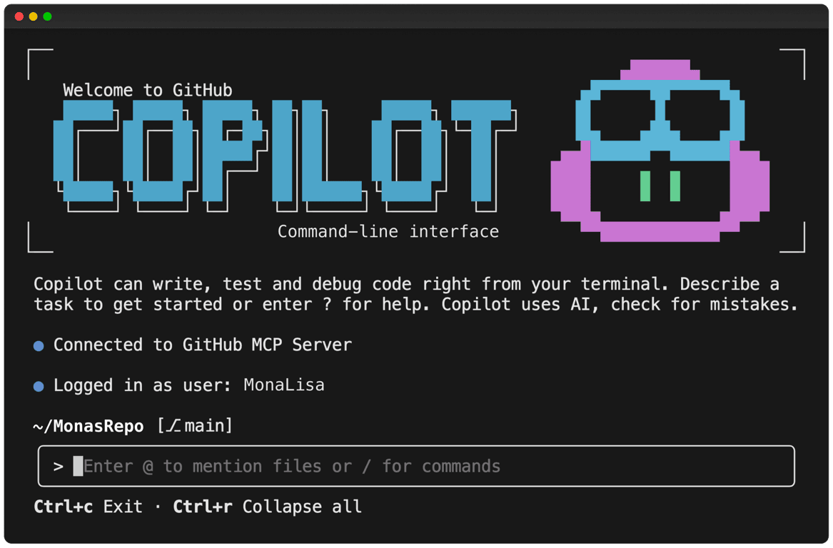 GitHub Copilot CLI screenshot