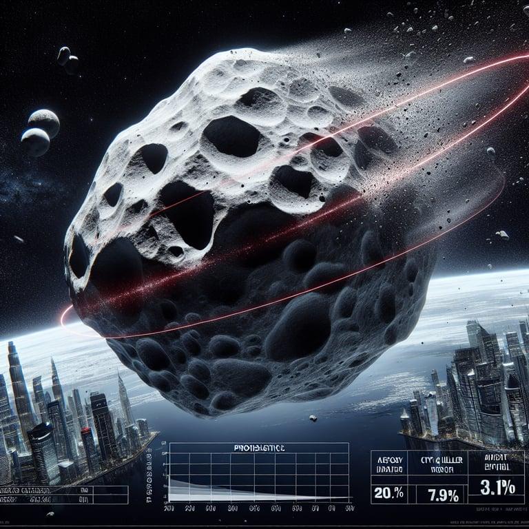 Banner for Asteroid 2024 YR4: The 'City Killer' with a 3.1% Earth Impact Chance