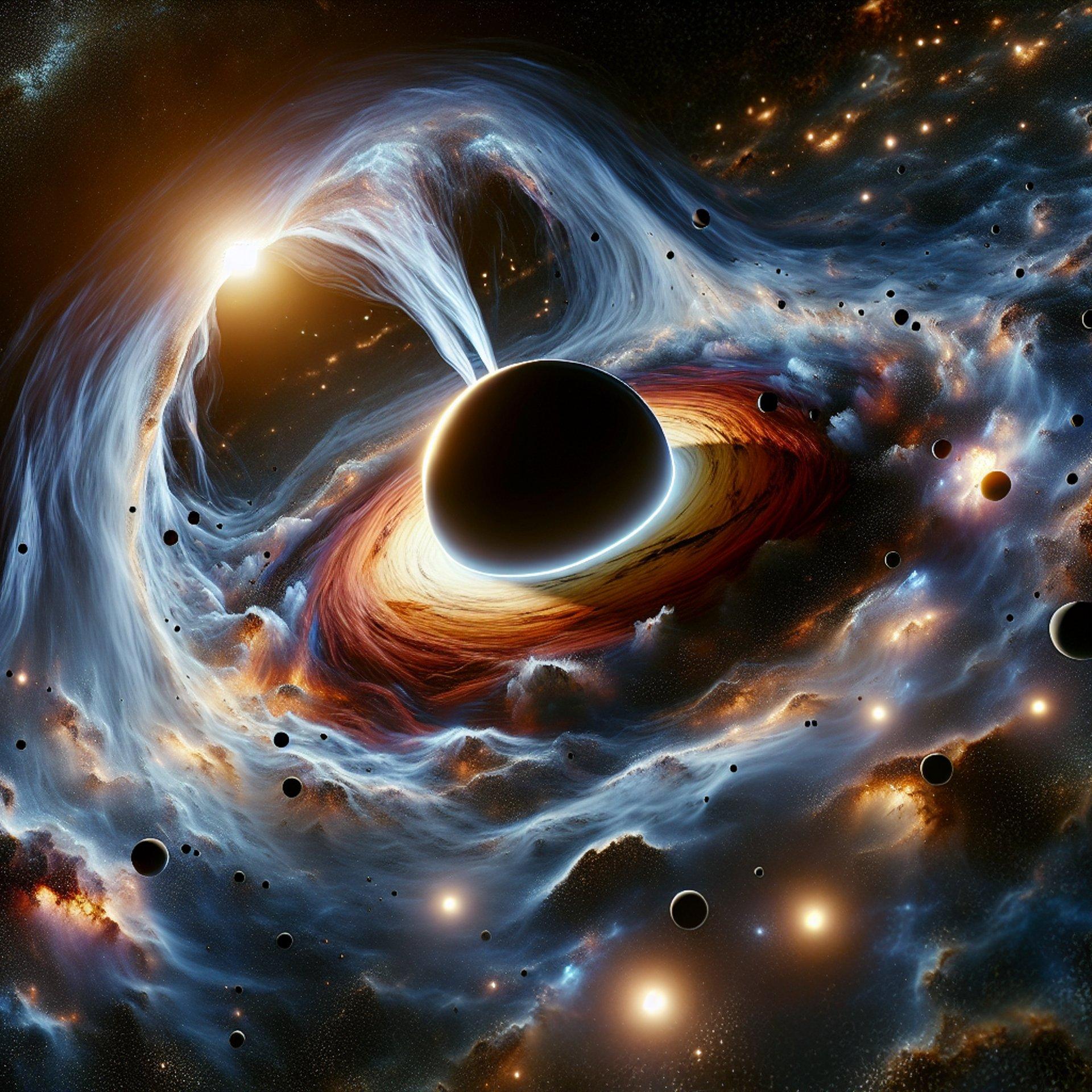 Banner for NASA Unveils Stunning Image of a Black Hole's Cosmic Feast 600 Million Light-Years Away!