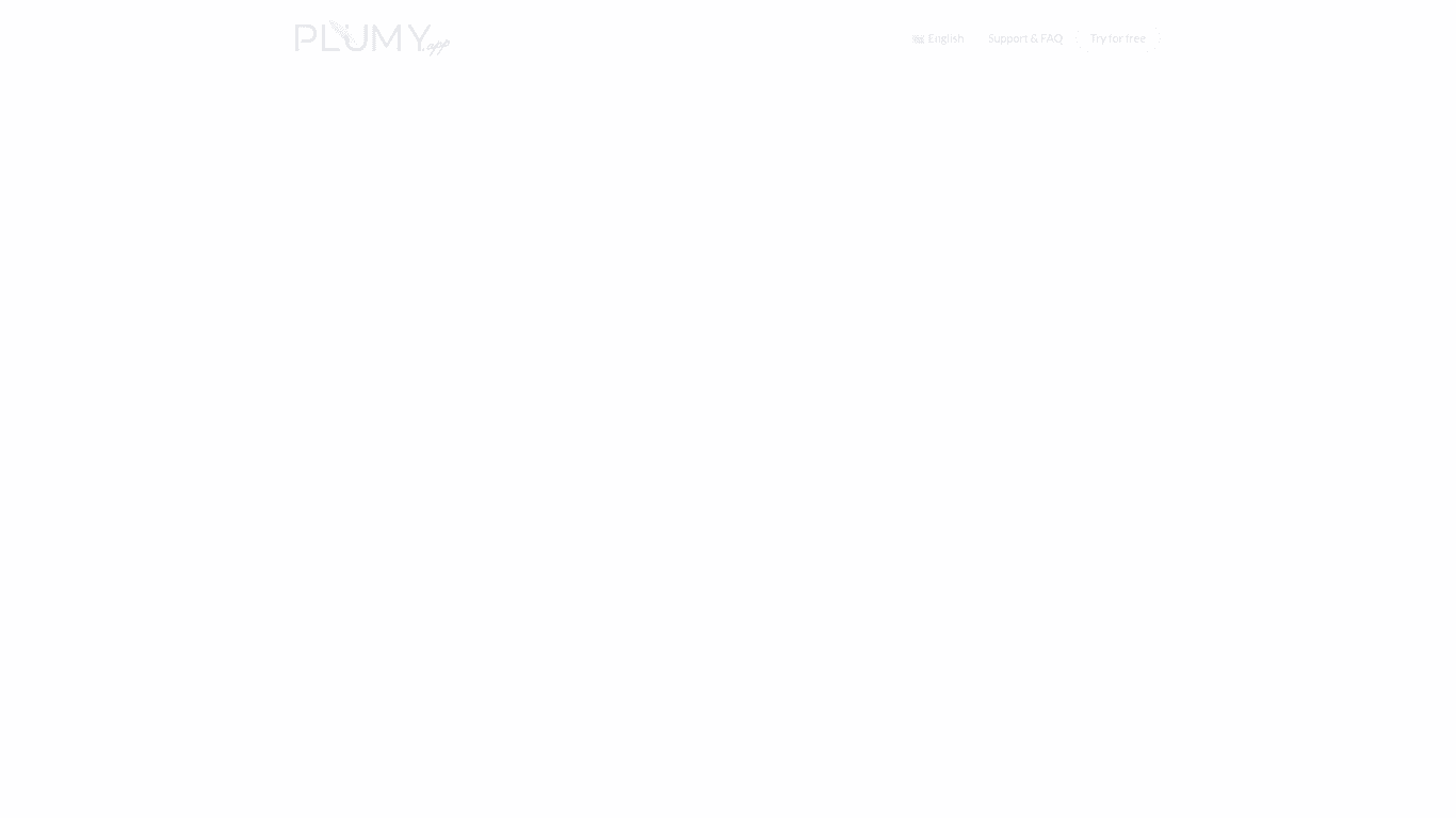 Plumy screenshot