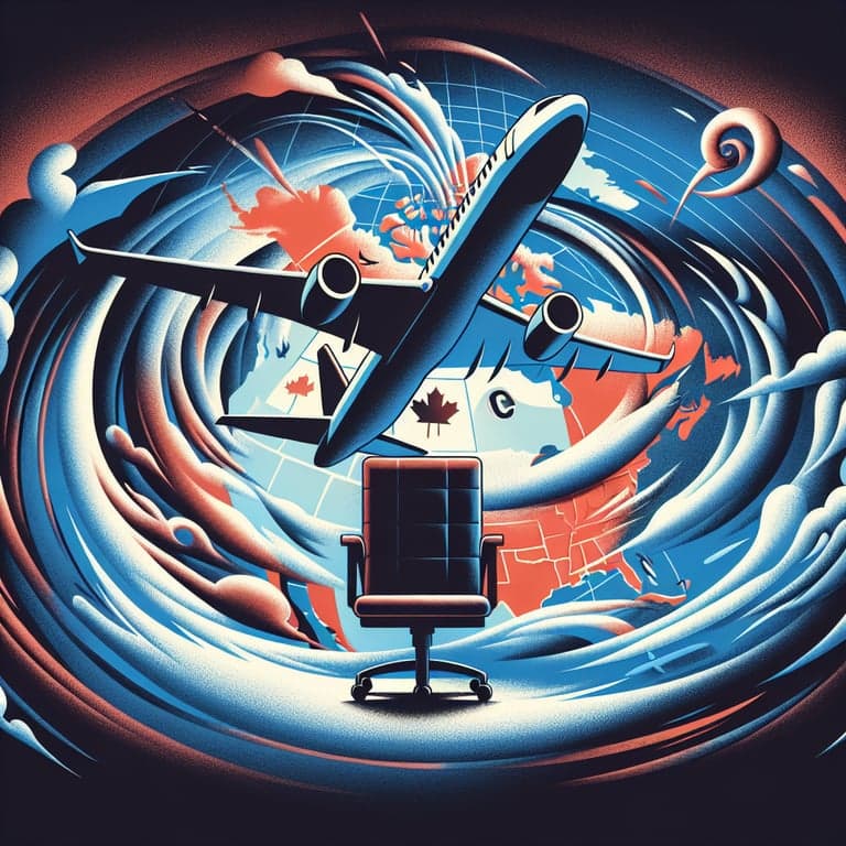 Banner for Air Canada's CEO Michael Rousseau Announces Retirement Amid French Language Controversy