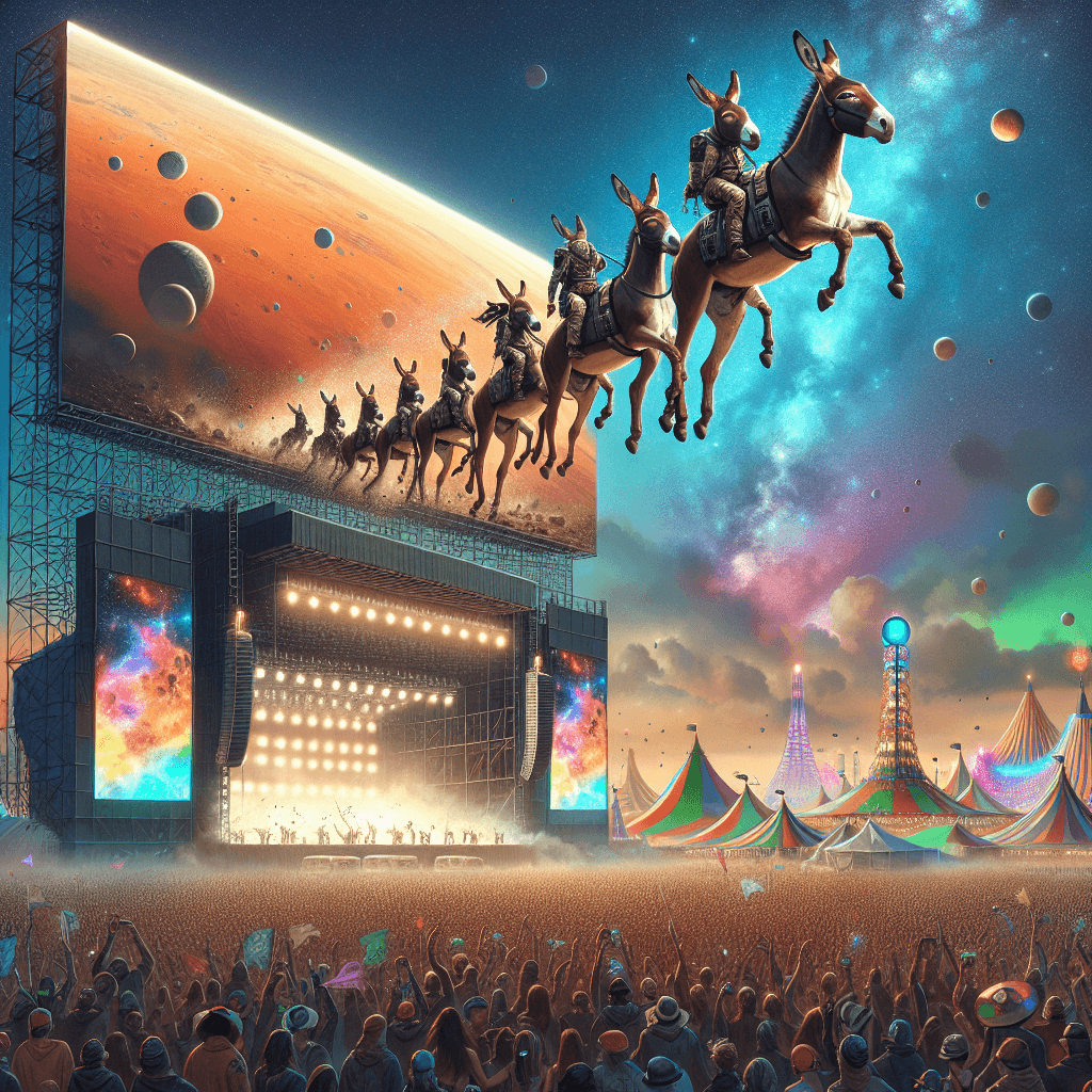 Banner for Led By Donkeys Launches to New Heights with Mars Billboard at Glastonbury