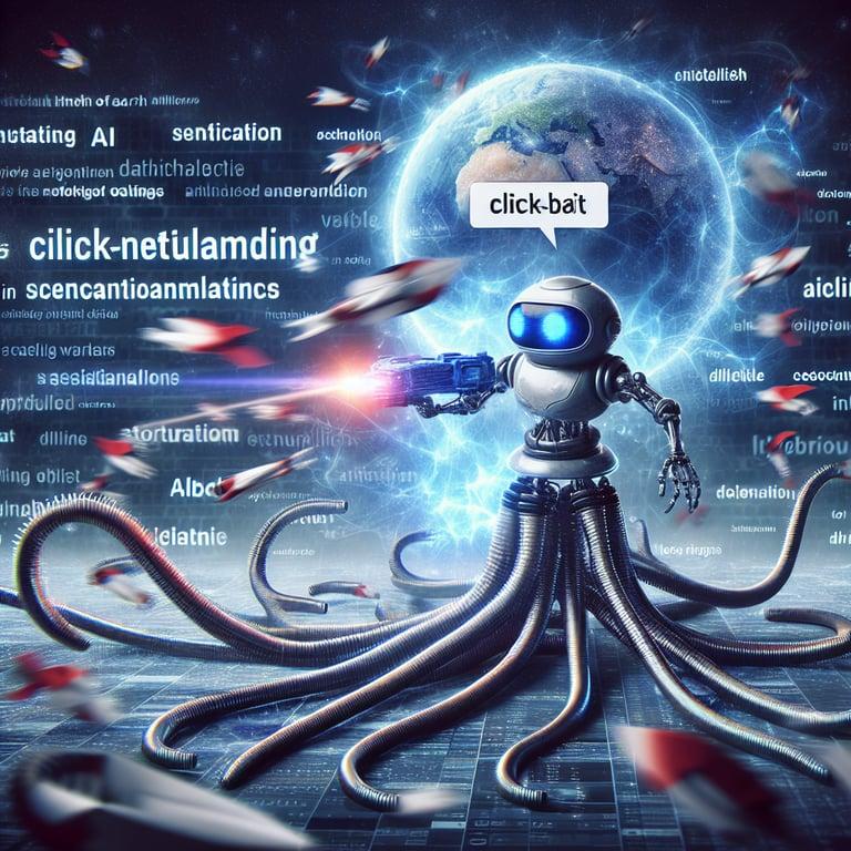 Banner for AI Search Engines Disrupt Media: A Click-Free Click-Bait Crisis