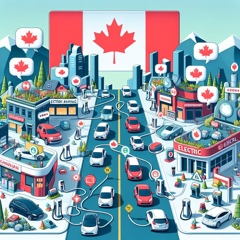 Canada's Electric Avenue: Sparking a Debate Over EV Mandates