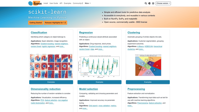 Thumbnail image for Scikit Learn