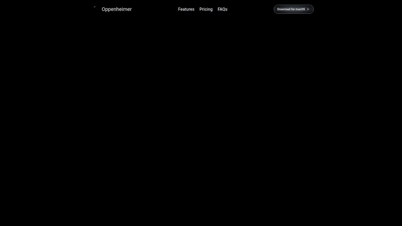 OppenheimerGPT screenshot