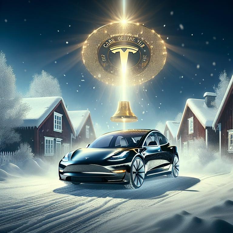 Banner for Tesla Model 3 Nabs Sweden's Car of the Year 2024 Title!