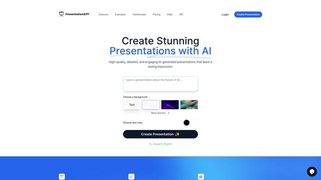 Thumbnail image for PresentationGPT