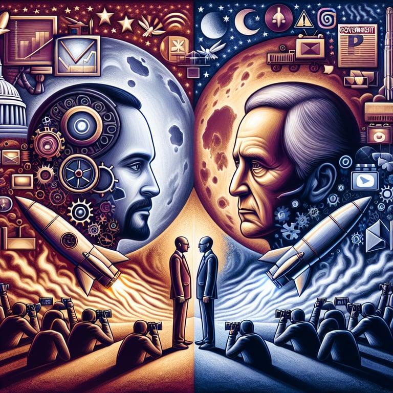 Banner for Elon Musk and Donald Trump: A Clash of Titans or Media Hype?