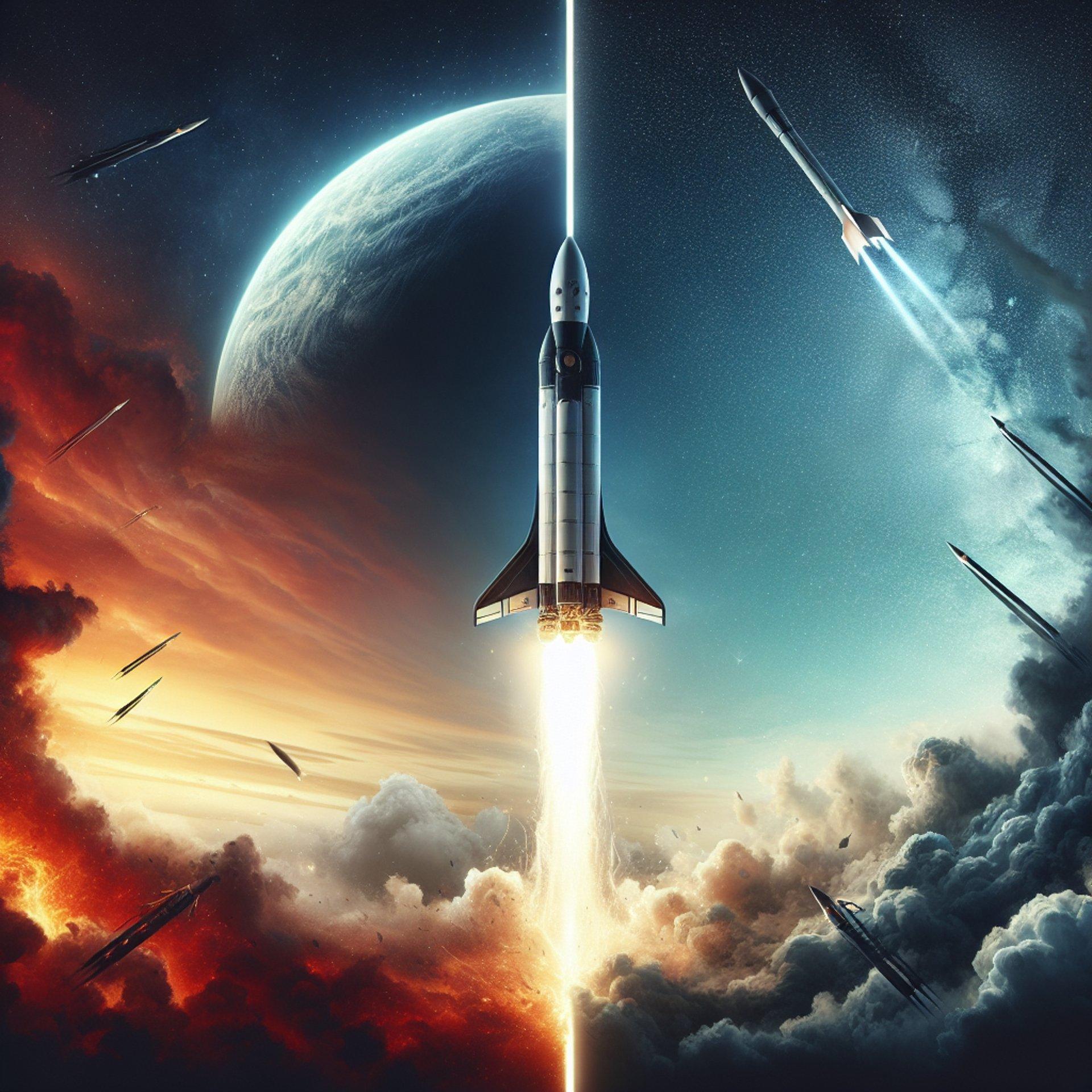 Banner for SpaceX's Starship Test Flight: A Soaring Success or a Tumbling Downfall?
