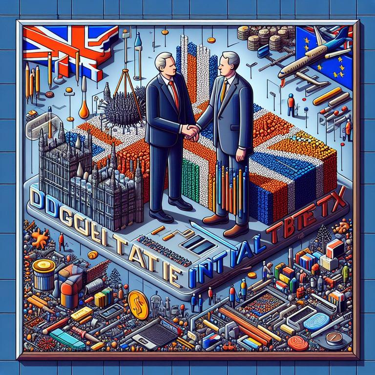 Banner for UK's Digital Tax on Tech Titans: Still Standing Strong Amid New Trade Deal!