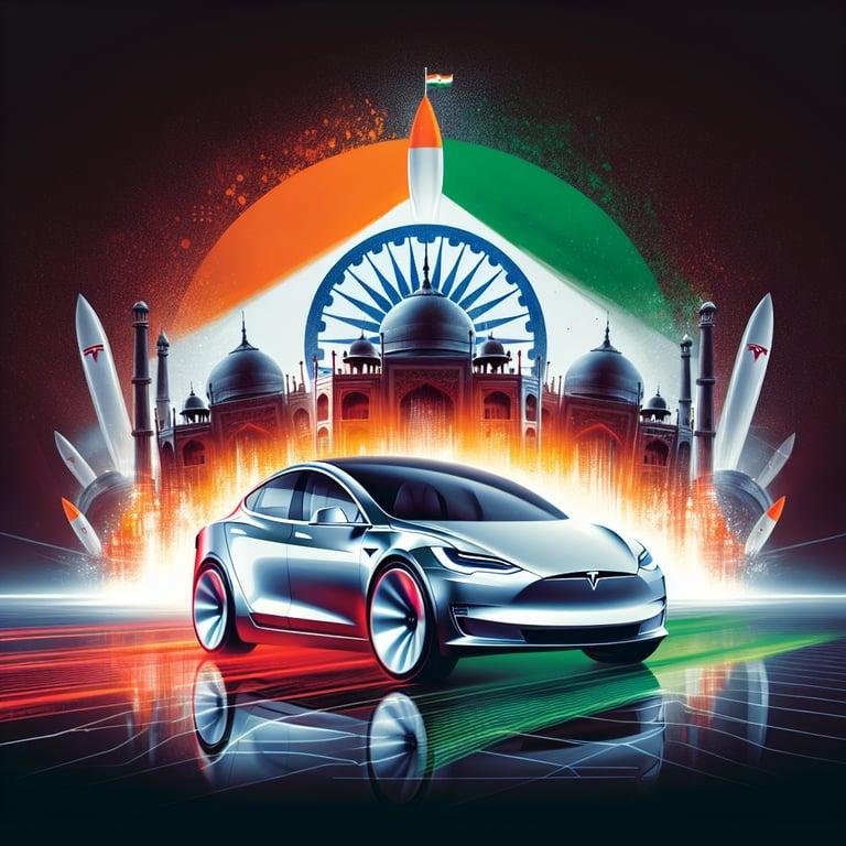 Banner for Tesla's Triumphant Third Try: Revving into the Indian Market